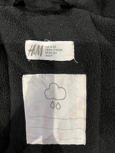 Dievčenská zimná bunda, h&m,134
