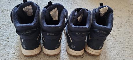 Chlapcenske zimné topanky decathlon dvojicky, quechua,36