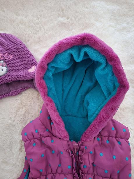 Dievcenska vesta plus ciapka, george,80