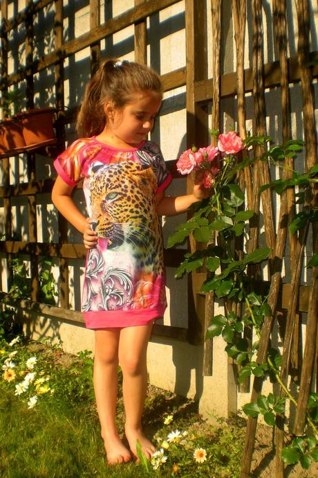 Dievčenské tričko s tigrom, 128