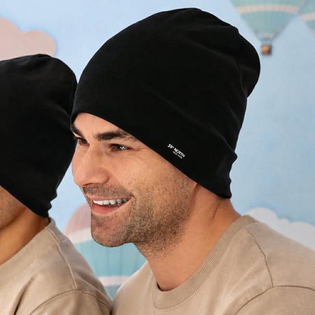 Pánska bavlnená prechodná čiapka 56-58 cm 52086, ajs,56 / 58