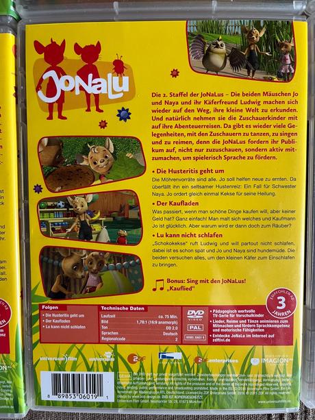 Jonalu 6 ks dvd s nemeckymi rozpravkami,