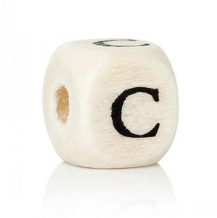 Písmenka drevené c, 