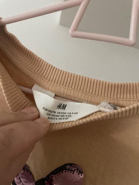 Mikina hm 110/116, h&m,110