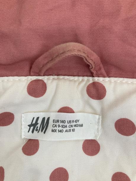 Prechodná bunda, h&m,140