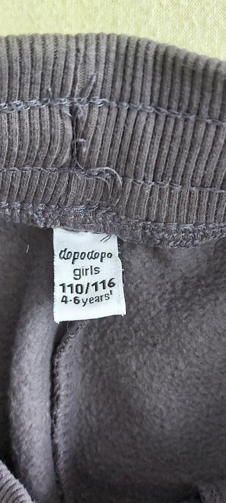 Tepláková teplejšia súprava tmavo-sivá 110/116, dopodopo,110