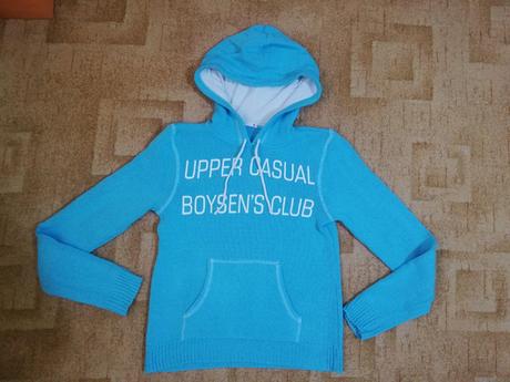 Detská modrá mikina, 158