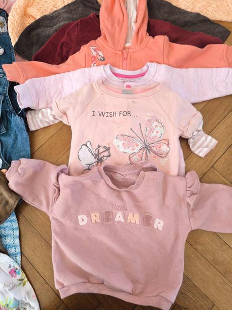 Obrovský dievčenský balík veľkosť 68, 68–80