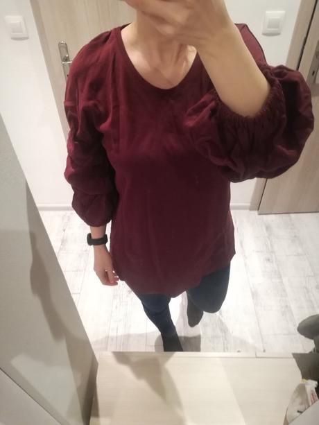 Bordové šaty/tunika mango, mango,s