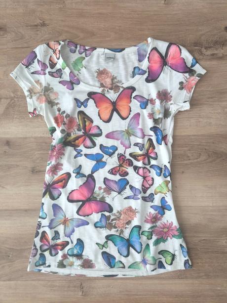 Tričko s motýľmi, s