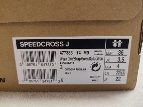 Salomon speedcross, veľ.36 (22 cm), salomon,36