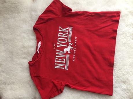 Krátke tričko- croptop h&m 134/140, h&m,134