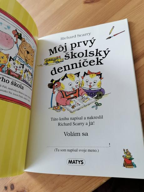 Môj prvý školský denníček, 