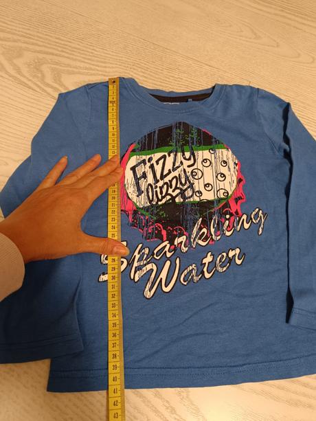 Modré tricko, lupilu,110