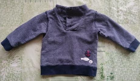 Chlapčenská pásikavá mikina, baby club, baby club,80