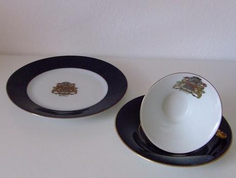 Porcelánová sada s erbom, 