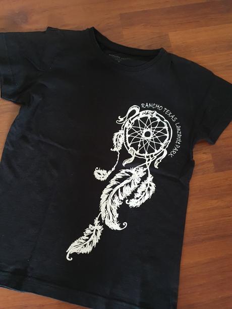 Čierne bavlnené tričko top stav veľ. s, 140