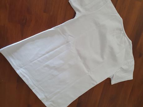 Snehobiele tričko s ligotavým srdiečkom veľ. 158, 158