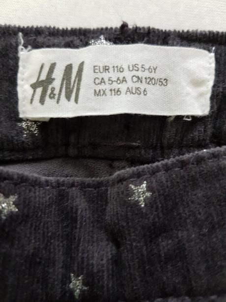 Nohavice, h&m,116