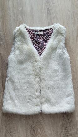 Kožušinková vestička, h&m,164