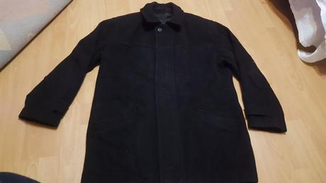 Pánsky čierny kabát, xl
