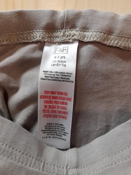 Bledohnedé legínky, f&f,110