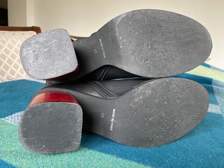 Kožené čižmy eva minge, 40