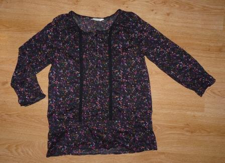 Kvietkovana bluzka, h&m,164