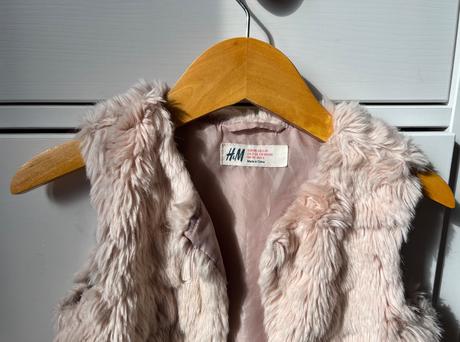 Bledoružová vesta, h&m, 98, h&m,98