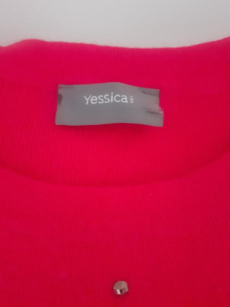 Červený dievčenský pulóver, yessica,164