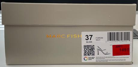 Marc fisher slingback sandále s hranatou špičkou, 37