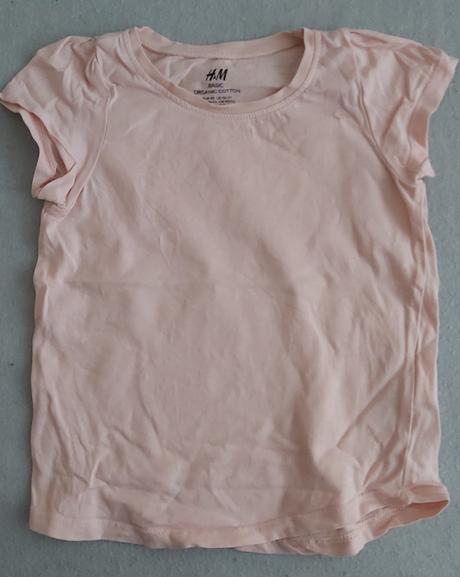 Tričko basic ružové h&m 92, h&m,92