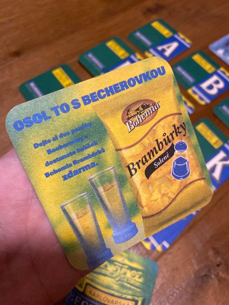Becherovka podpivníky - tácky pod pivo, 