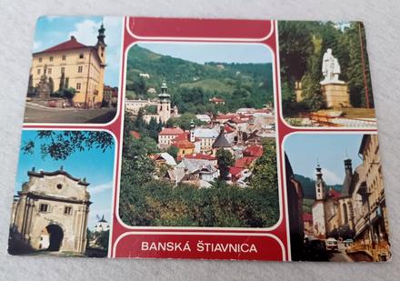 Stará pohľadnica banská štiavnica, 