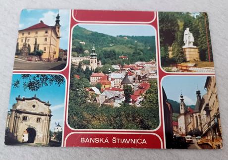 Stará pohľadnica banská štiavnica, 
