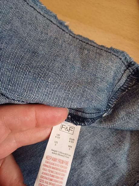 2x riflove šaty 1+1 gratis, f&f,110