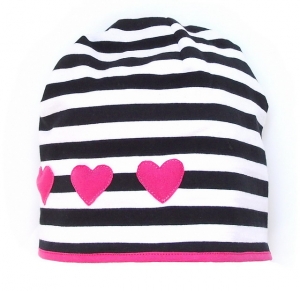 Pinkie čiapka little heart, 68 - 140