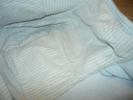 Svetlomodrá mikinka / kabátik, mothercare,74