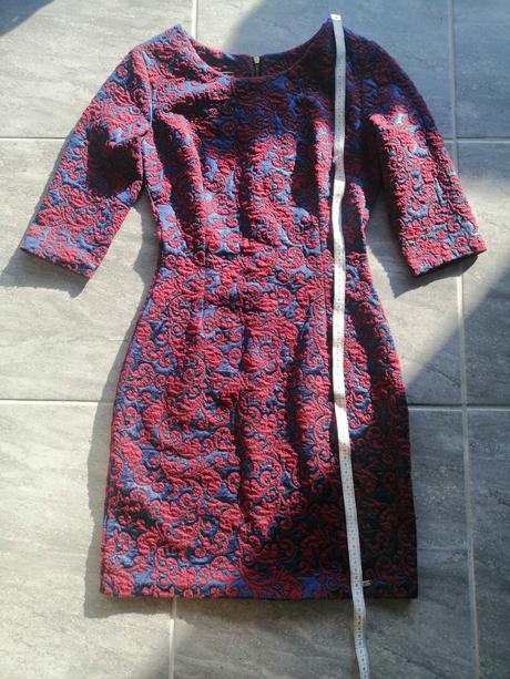 Žakárové šaty sara, v34-36, 36