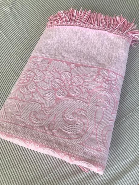 Vintage bavlnena deka na postel,