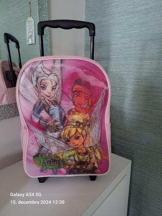 Kufrik / batoh fairies na koliesch, disney