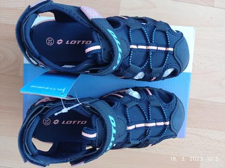 Sandalky dievčenské 32, lotto,32