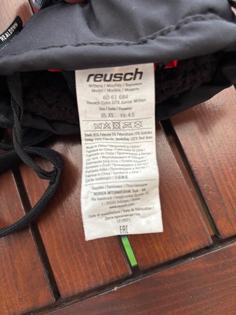 Detské rukavice reusch, xs