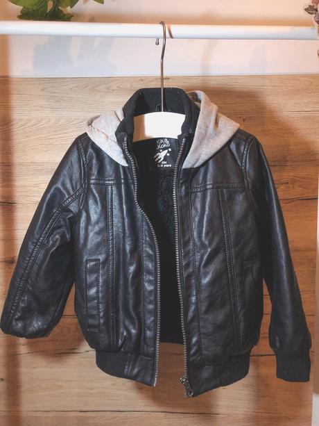 Kožená zateplená bunda 104, kik,104