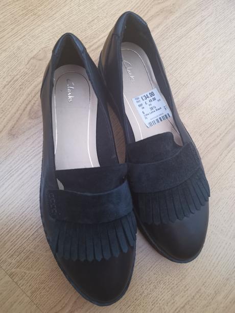 Topánky kožené, clarks,39