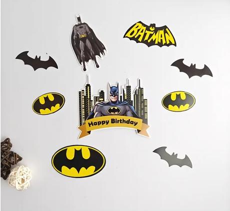 Tortový zápich batman mesto - skladom,tz-160,