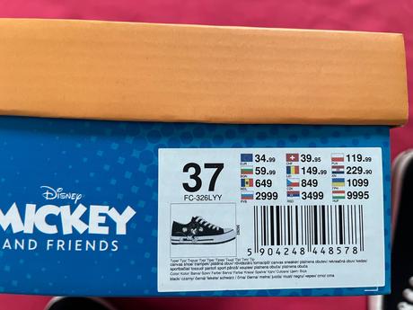 Tenisky mickeymouse, 37