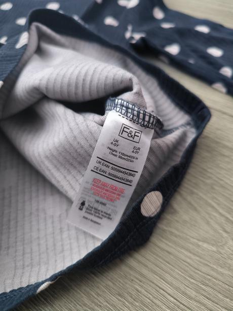 Tričko s dlhým rukávom, f&f,110