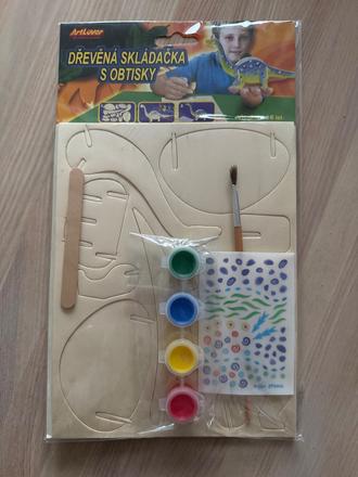 Drevená skladačka,