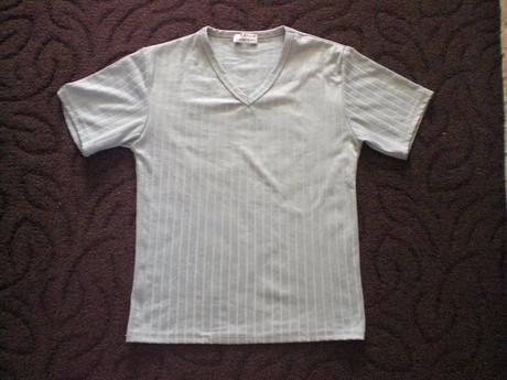 Šedé pásikavé tričko s/m - aj výmena, m